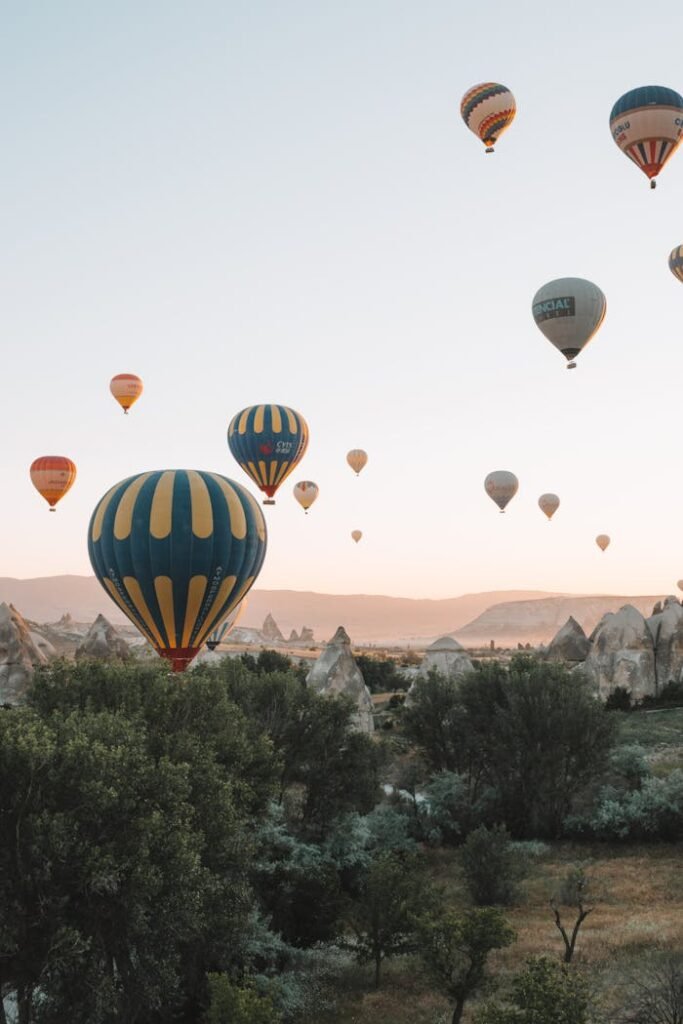 Hot Air Balloons in the Sky